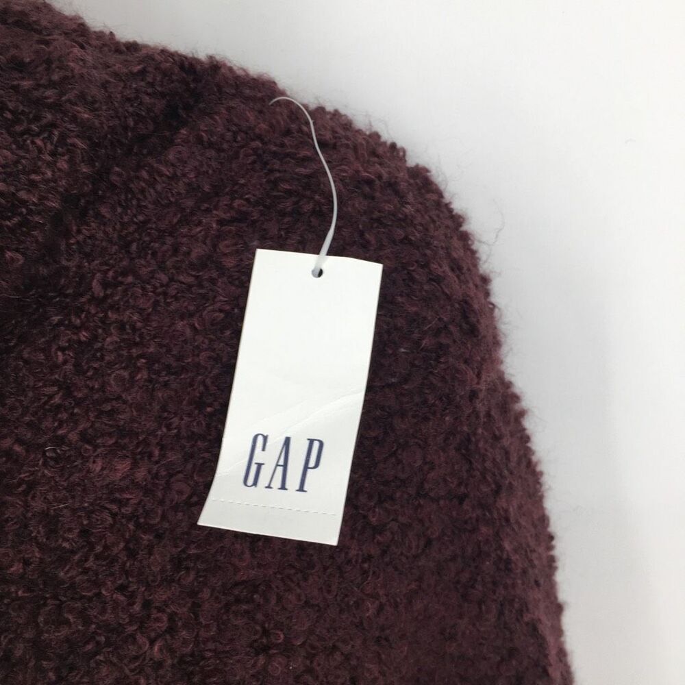 Gap Cozy Boucle Turtleneck Tunic Sweater Womens Medium Merino Wool NWT #U - Picture 6 of 9